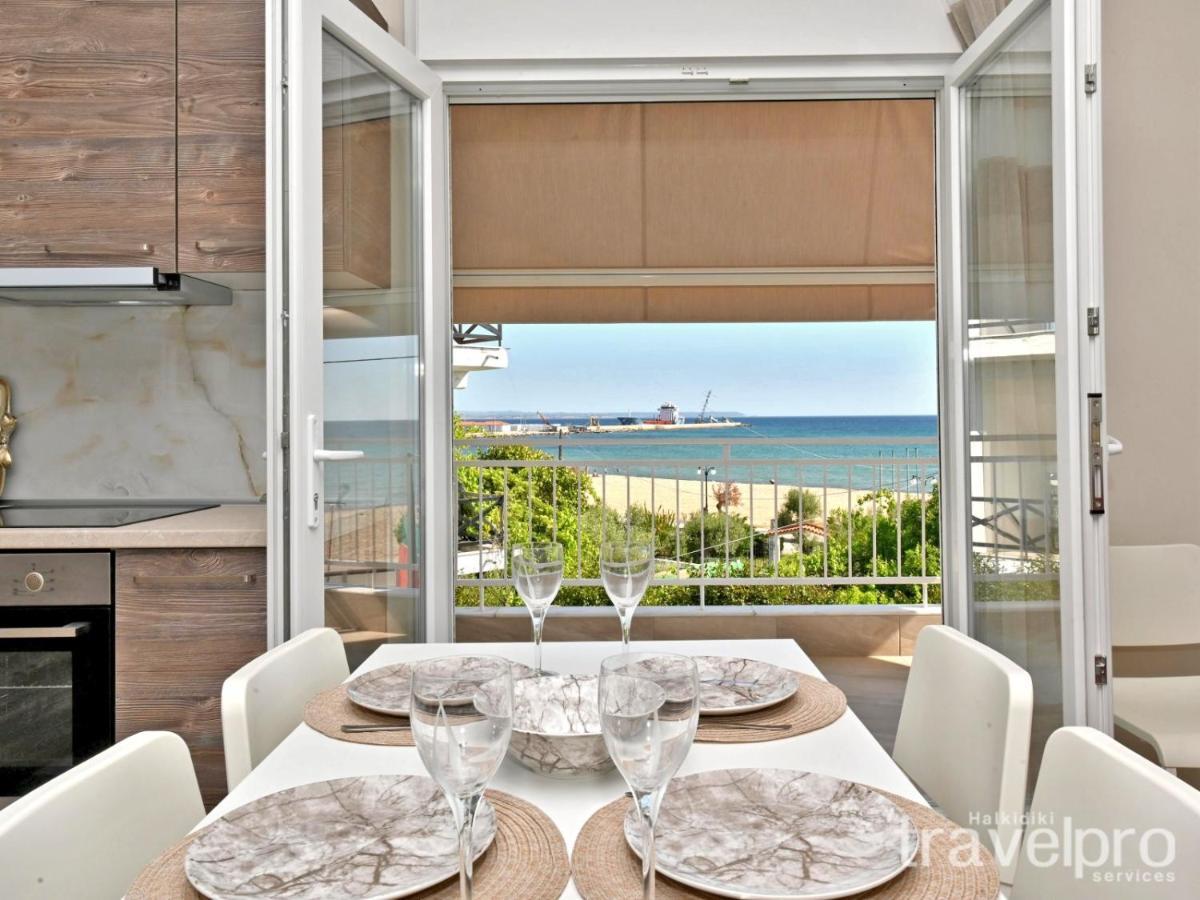 Sabbia Apartments Seafront By Rentalspro Services - Nea Moudania Halkidiki Exterior foto